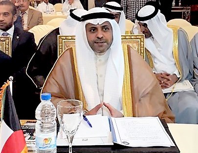 Le ministre de l'Information et ministre d'Etat à la Jeunesse, Mohammed Al-Jabri.