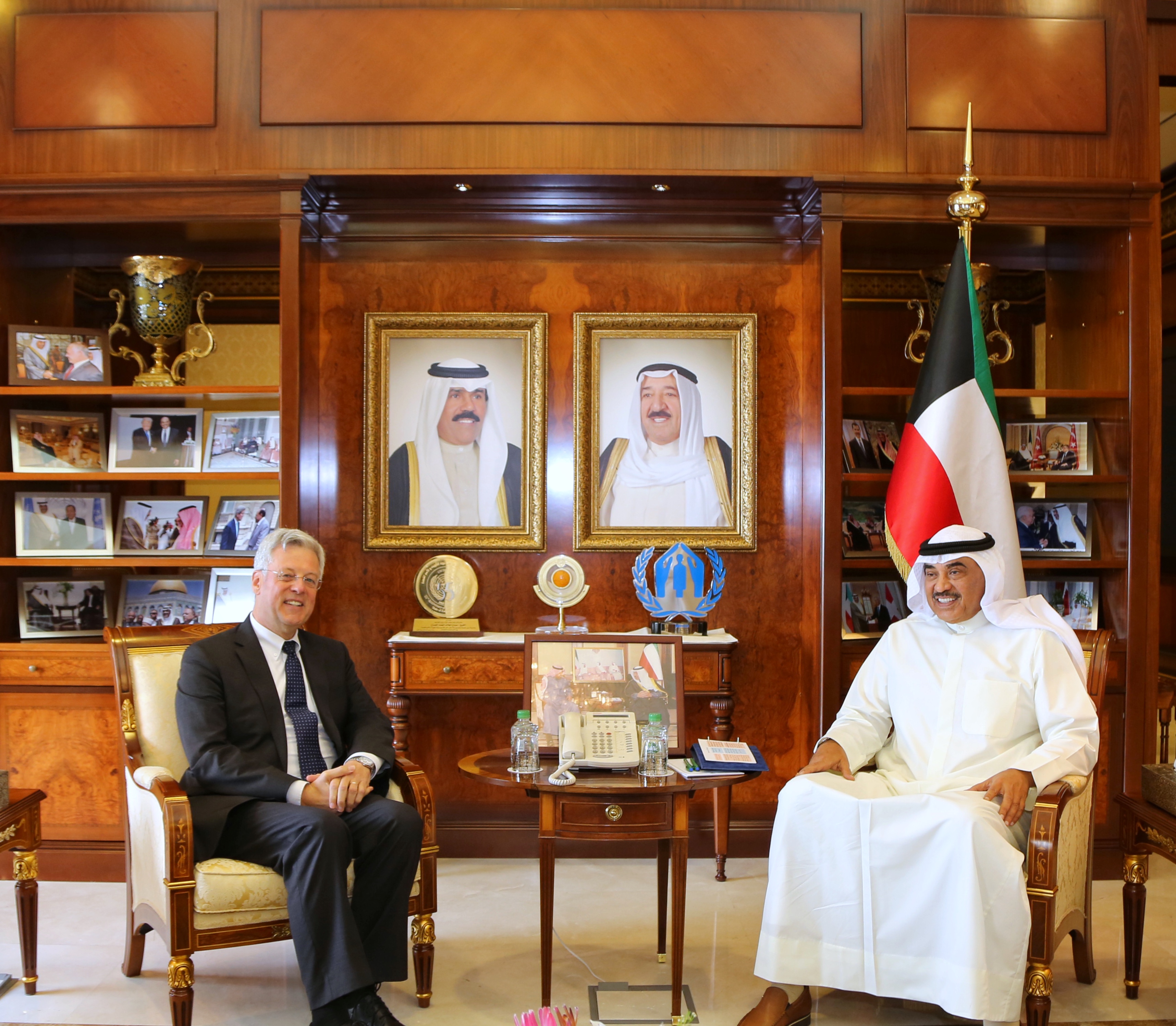 Sheikh Sabah Khaled Al-Sabah received the German Ambassador to Kuwait