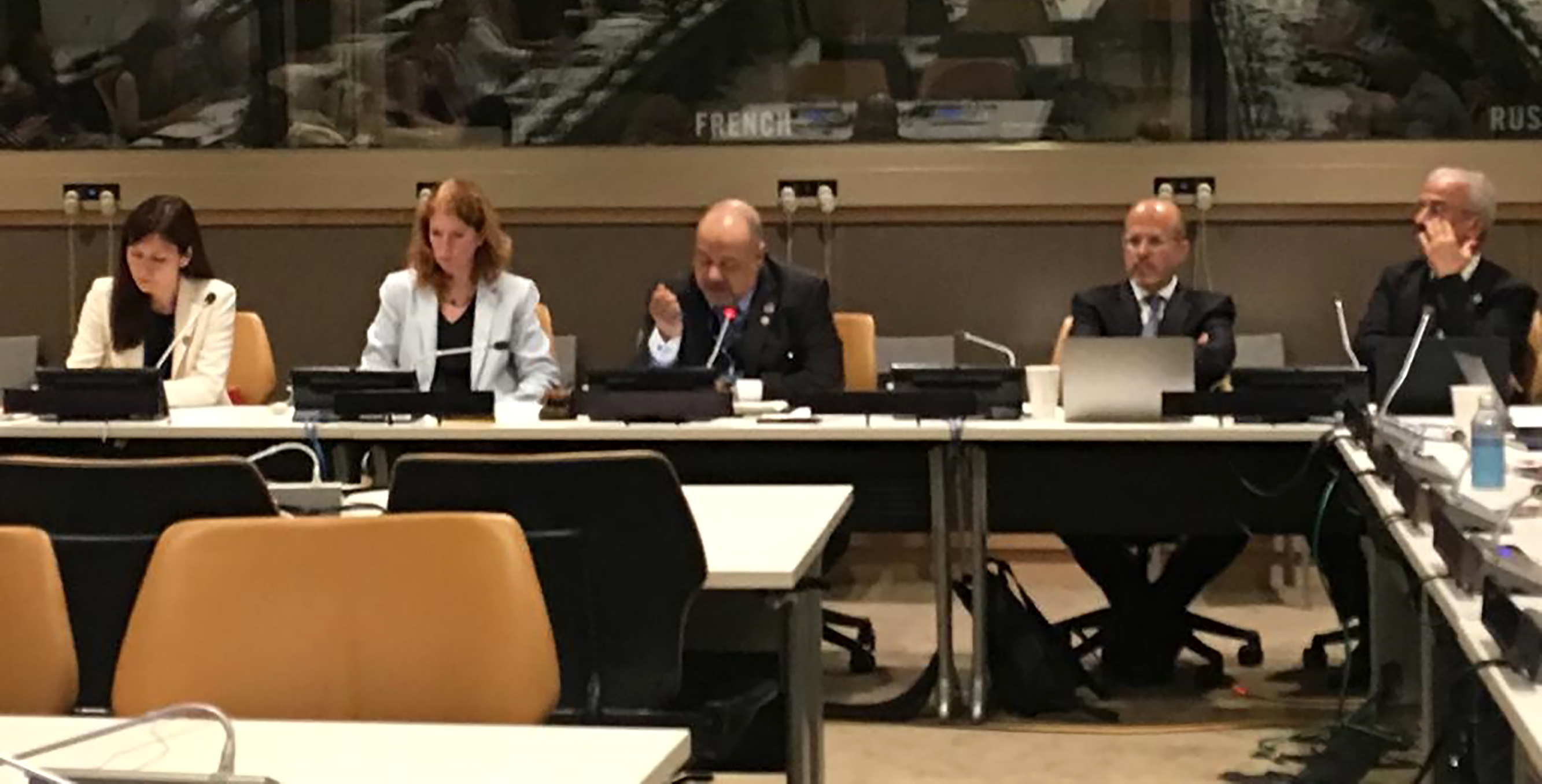 SCPD chief Khaled Mahdi speaking during the forum