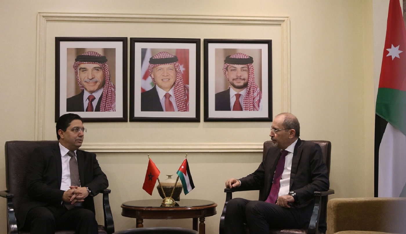 وزيرا خارجية الأردن والمغرب يبحثان الأوضاع في المنطقة