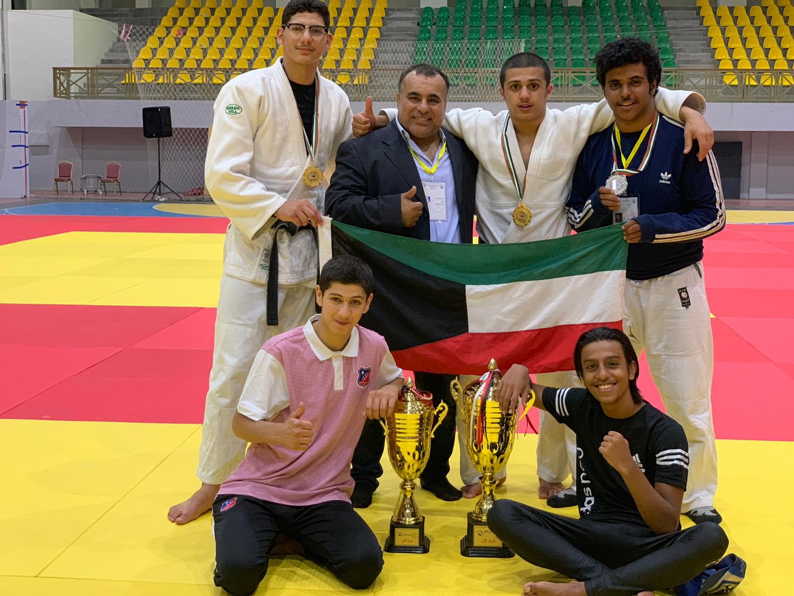 ناشئو (الكويت) الكويتي يحصدون خمس ميداليات في (جودو غرب آسيا)