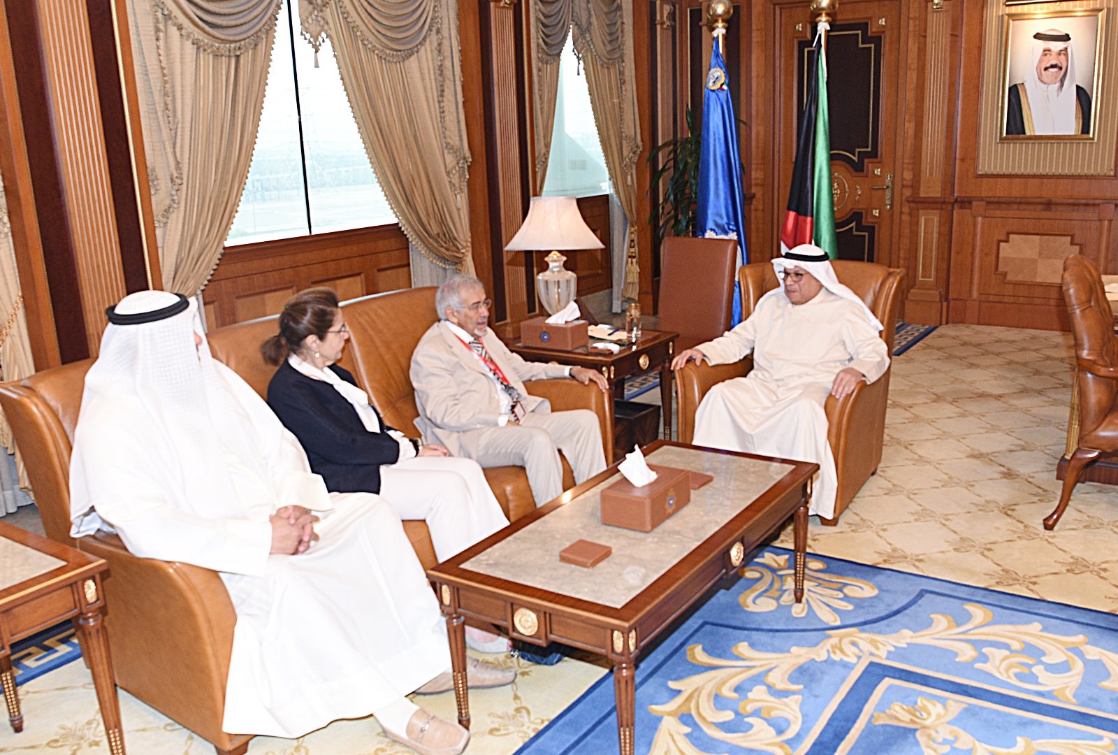 Interior Minister meeting with KRCS Chairman Dr. Hilal Al-Sayer