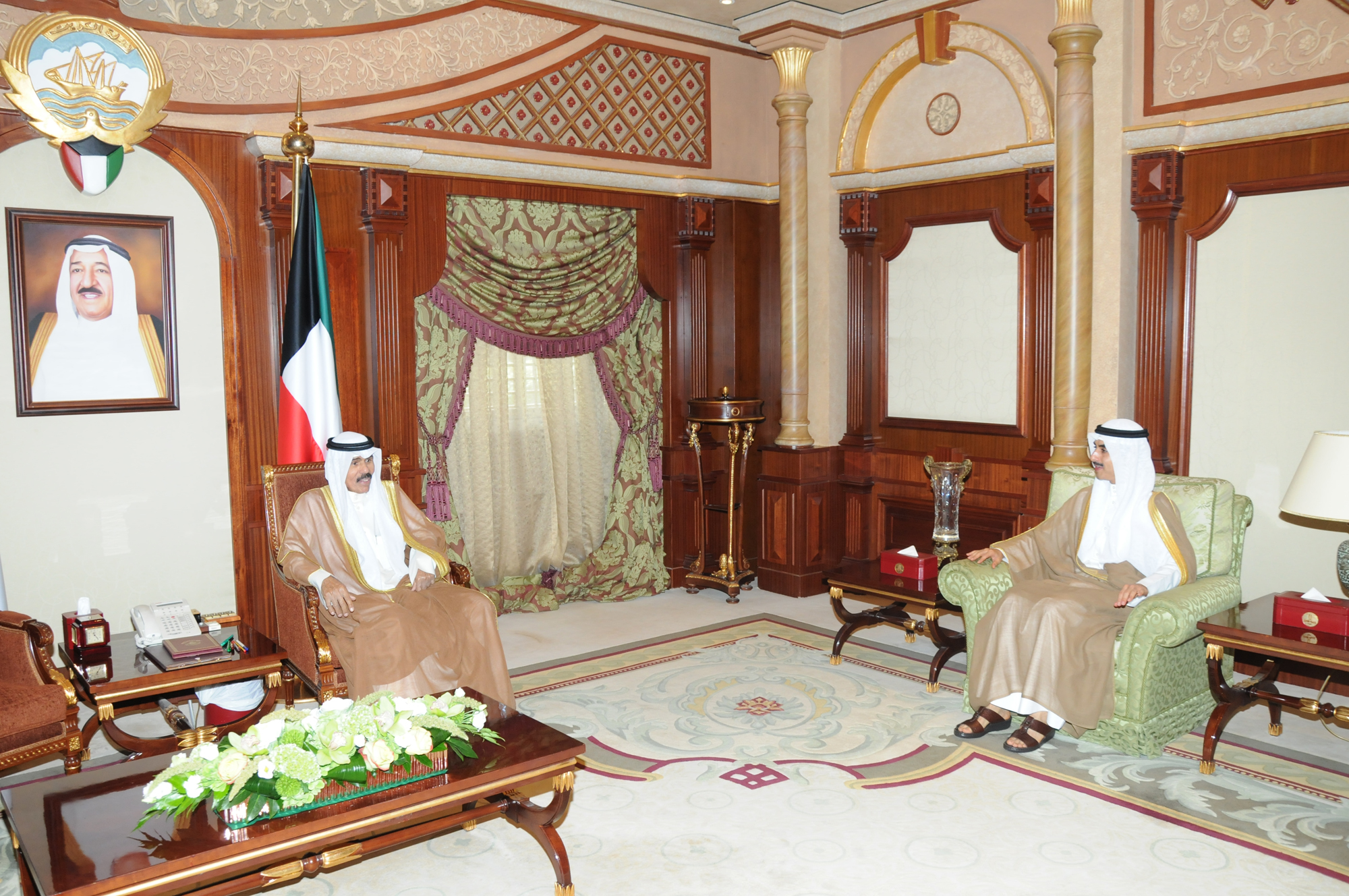 H.H the Deputy Amir and CP received Kuwait's Ambassador to Bahrain