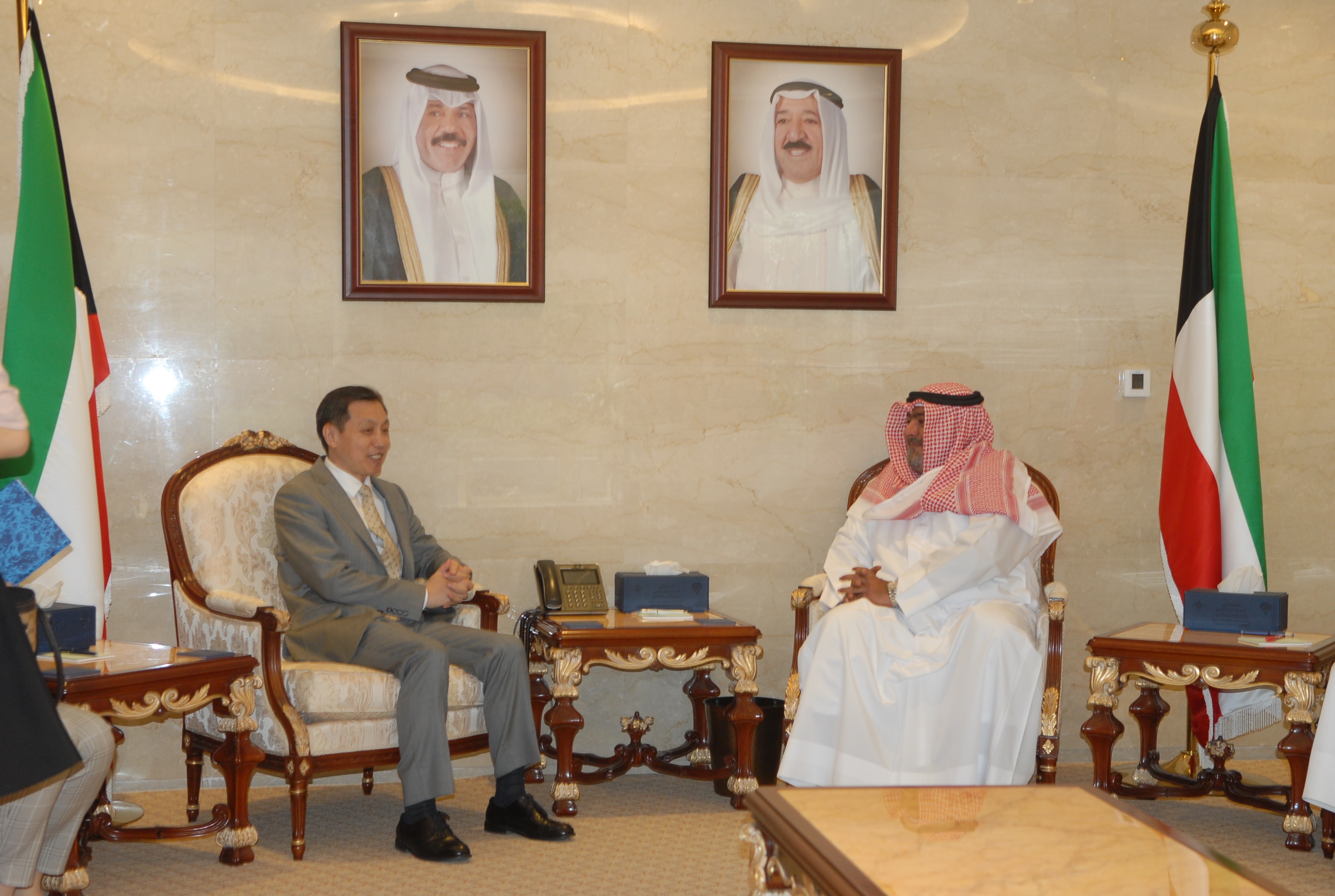 Head of Kuwaiti (NSA) meets Chinese Ambassador