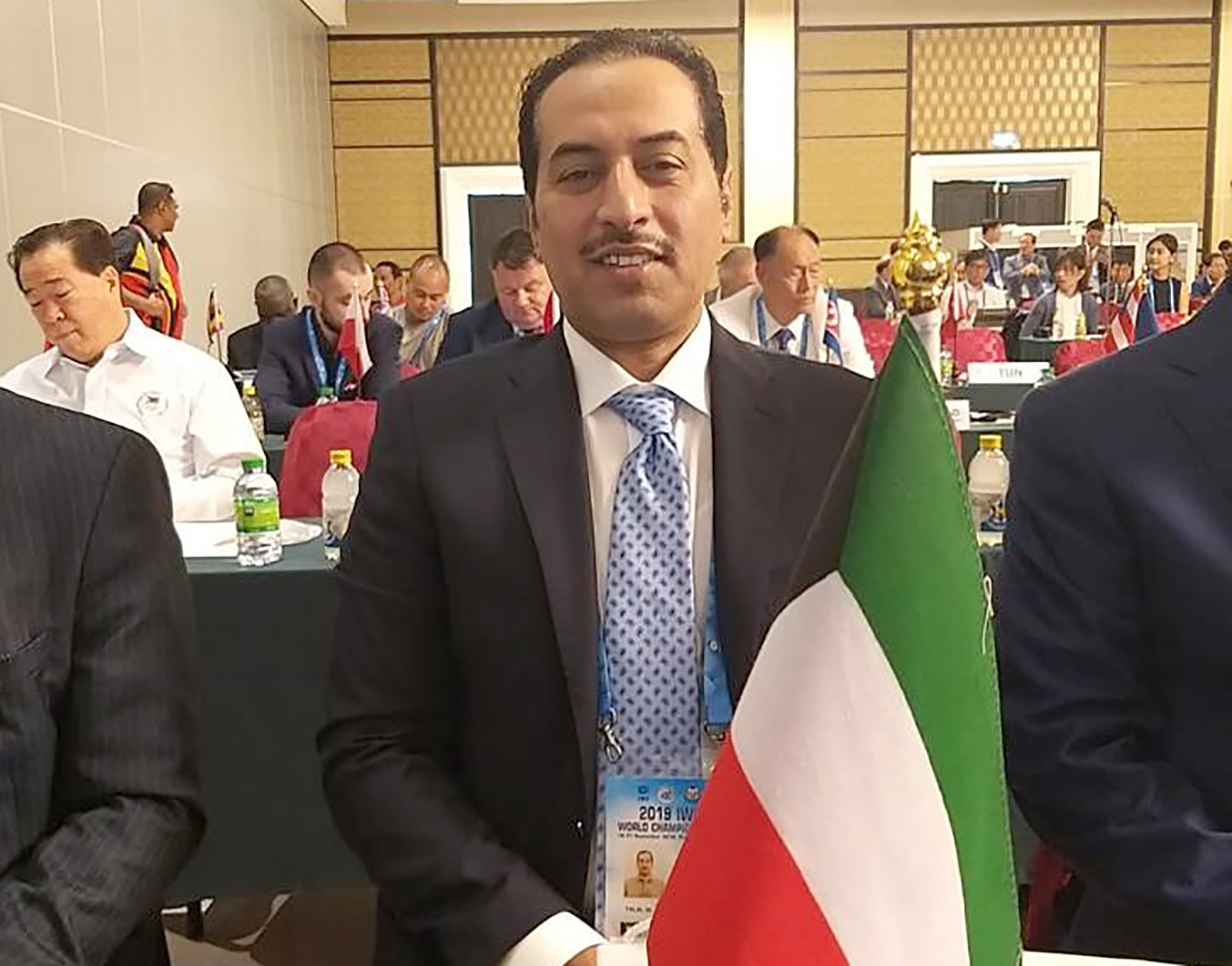 Le président de la Fédération koweïtienne d'haltérophilie, Talal Al-Jassar
