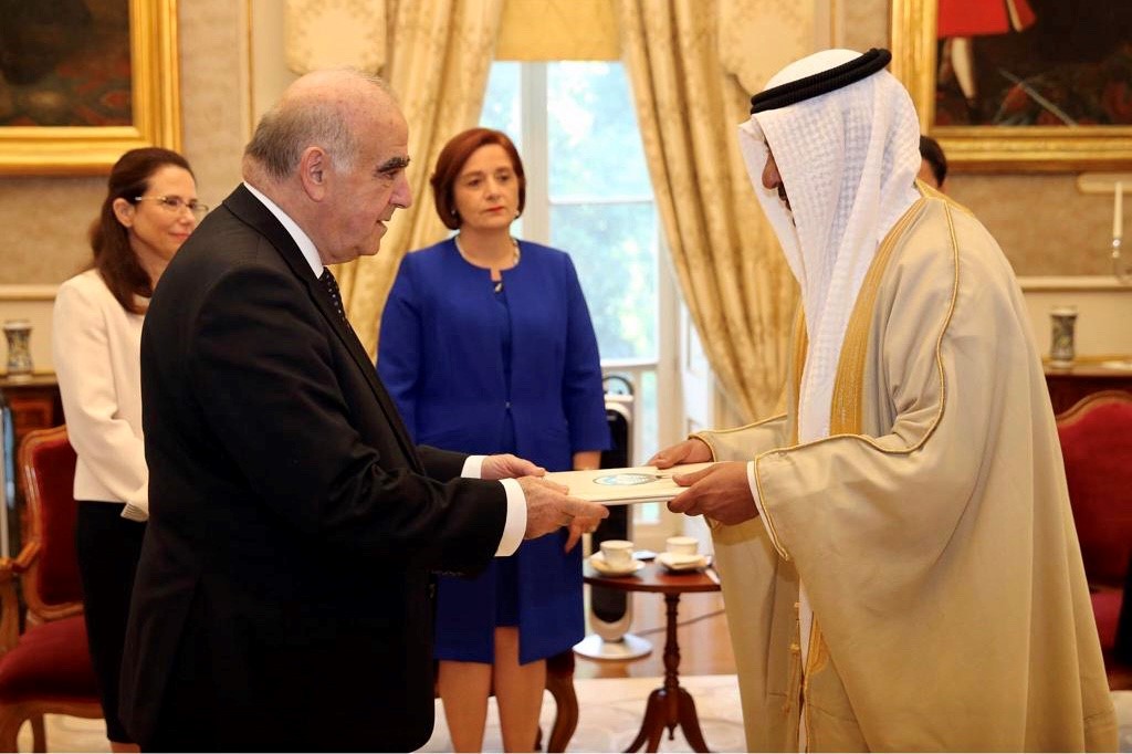 Kuwaiti Plenipotentiary and Extraordinary Ambassador to Malta delivers credentials to Maltese President