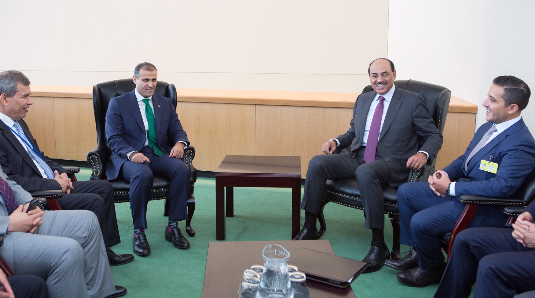 وزير الخارجية الكويتي يلتقي في نيويورك وزير الخارجية اليمني