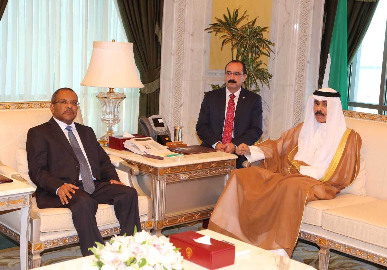 H.H the CP received  Ambassador of Kenya to Kuwait