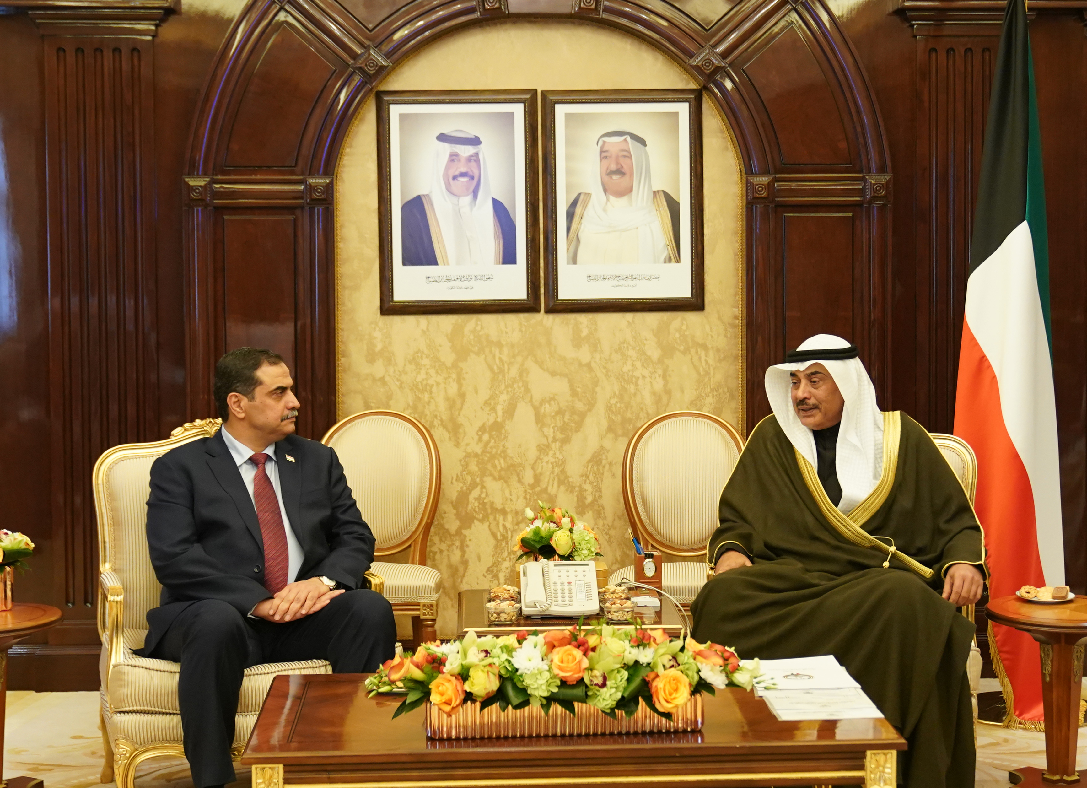 H.H the Prime Minister received Iraqi Defense Minister