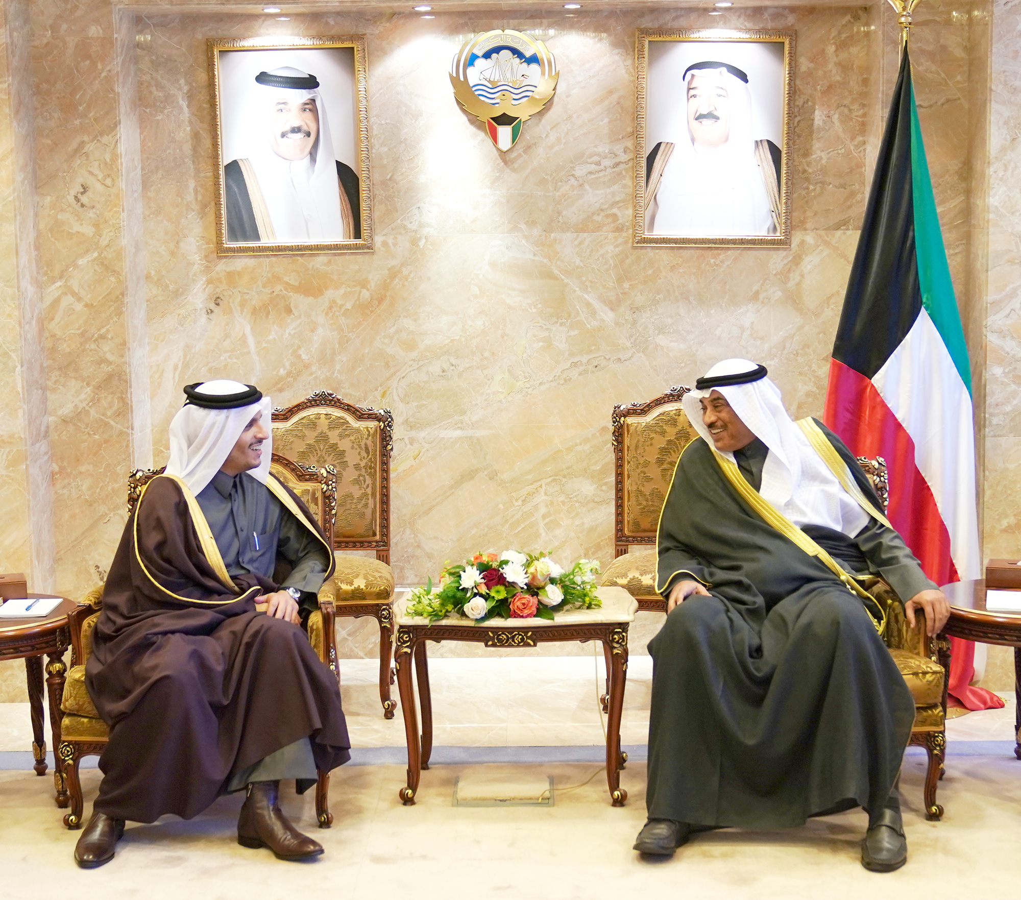 سمو رئيس مجلس الوزراء يستقبل وزير الخارجية في دولة قطر