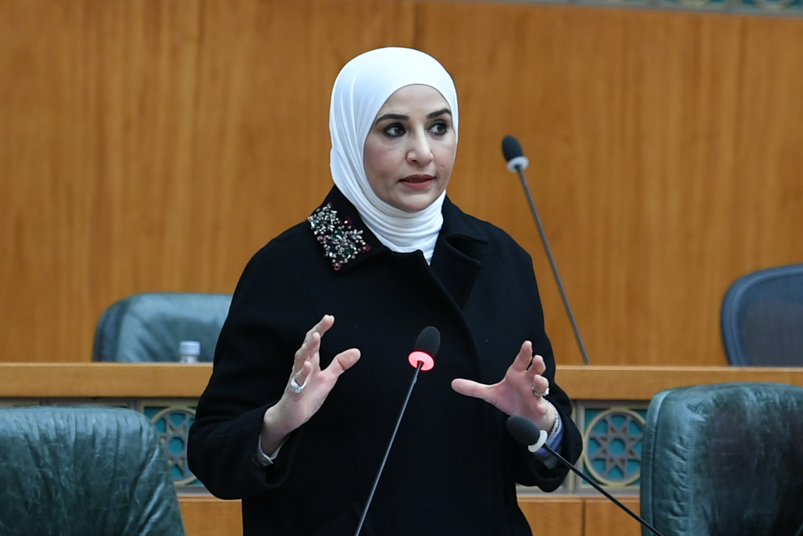 وزيرة المالية مريم العقيل