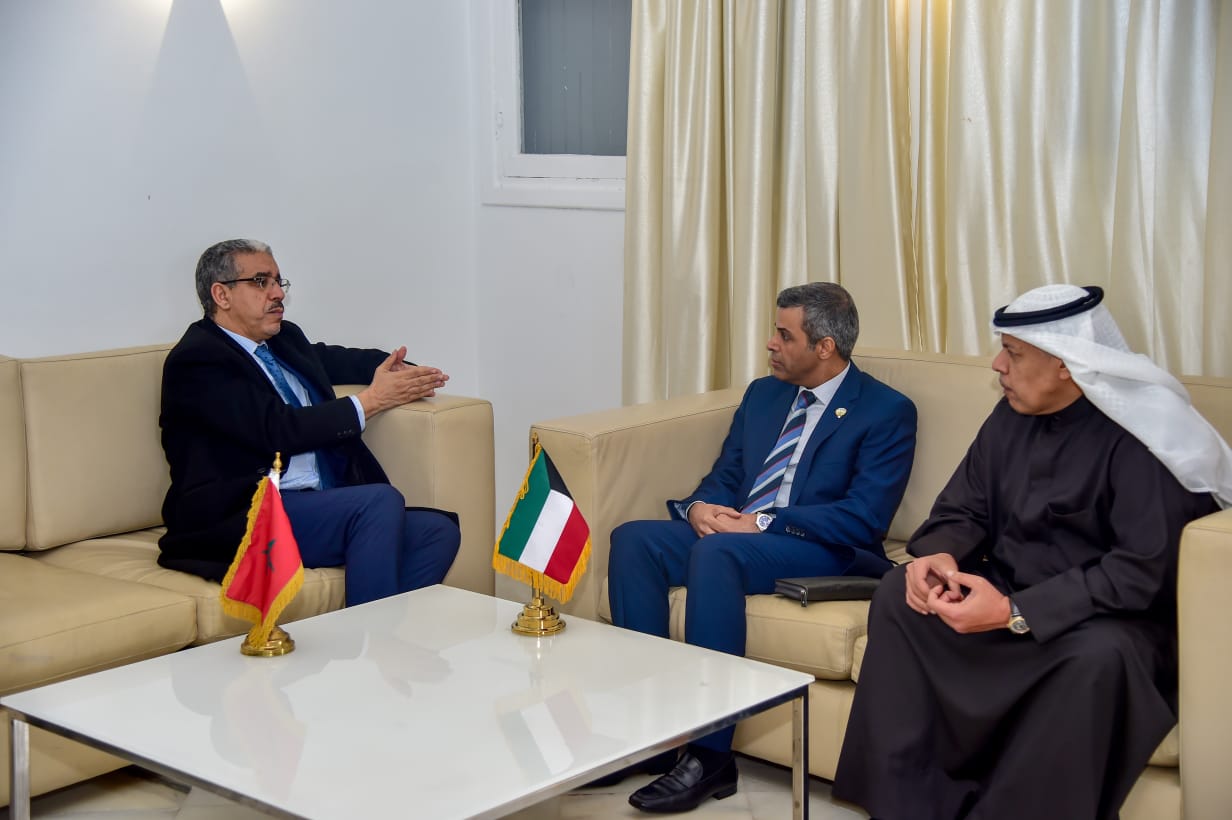Dr. Khaled Al-Fadhel meets with Moroccan Minister of Energy