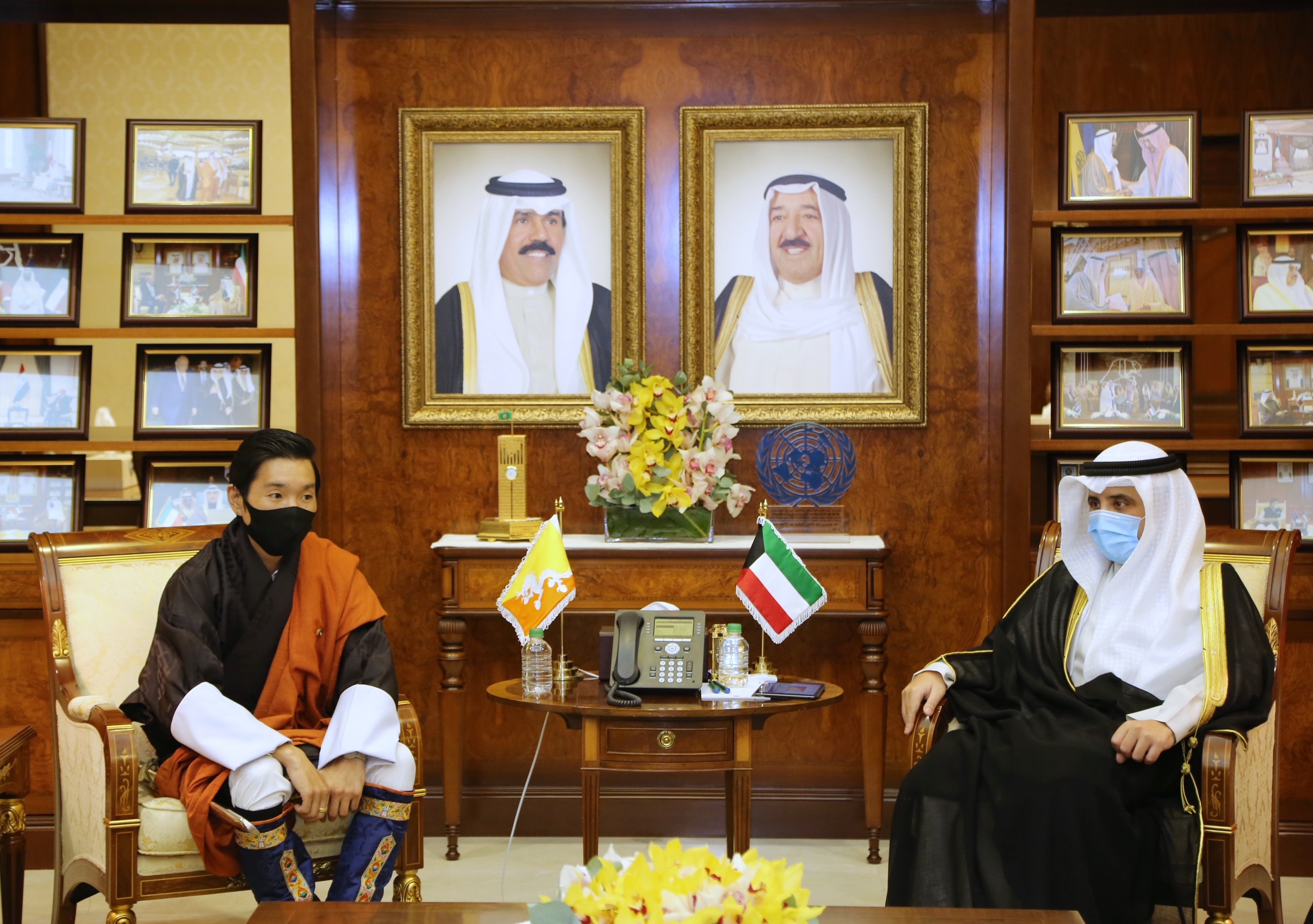 Kuwait's FM receives representative of Bhutan King