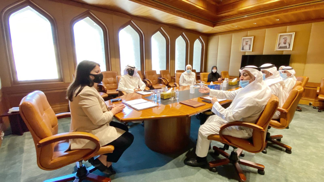 Minister  Dr. Rana Al-Fares during the meeting