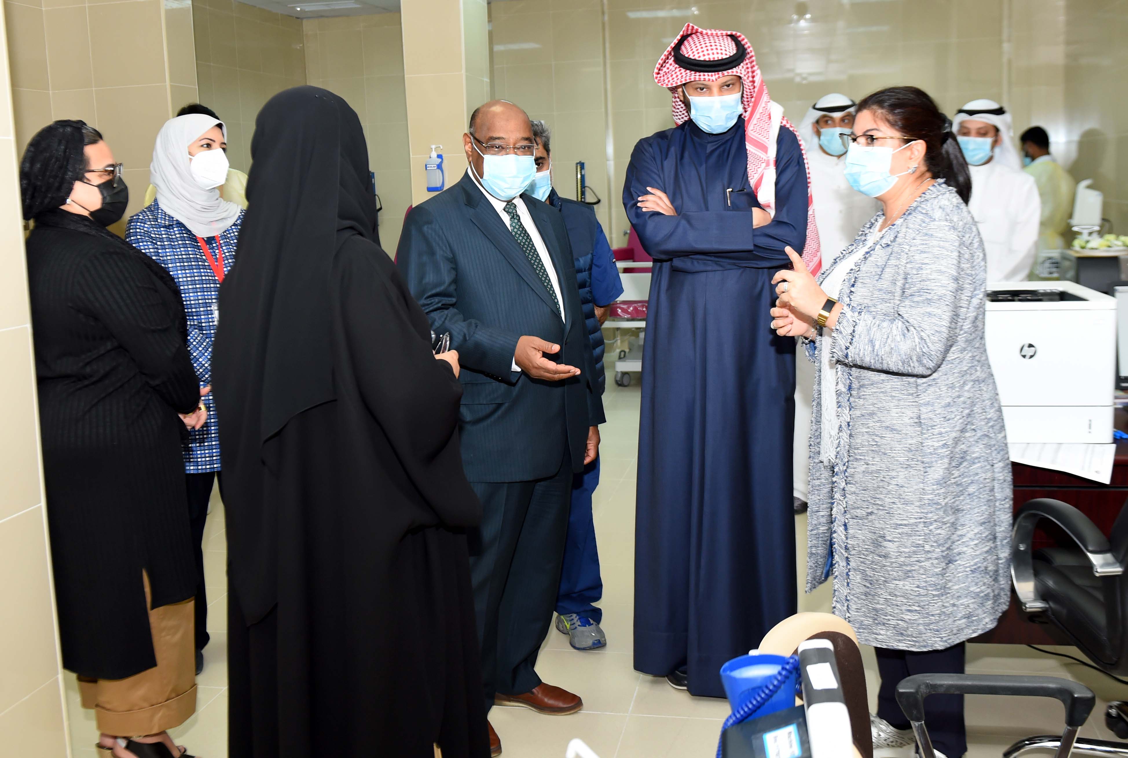 A tour inside the  new blood donation branch in Farwaniya Hospital
