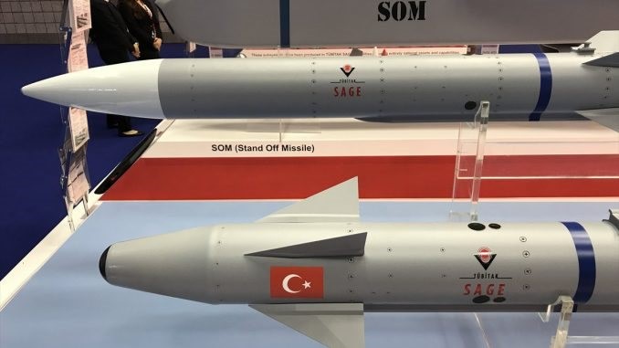 Turkey tested the first locally made maritime missile, "Atmaca Missile