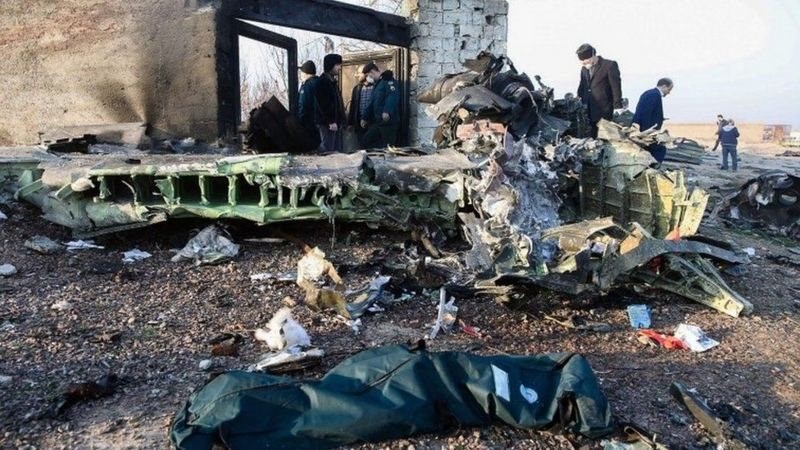 A Ukrainian passenger plane crashed south of the Iranian capital killing 176 passengers