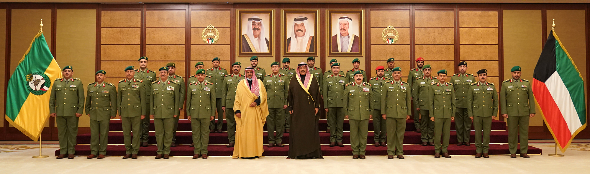 HH the Prime Minister during his Visit at The Kuwait National Guard (KNG)