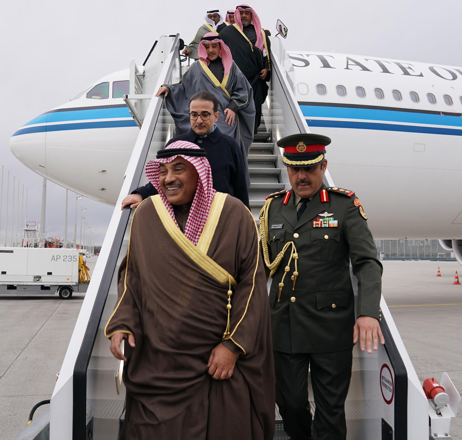 His Highness the Prime Minister arrived in Germany