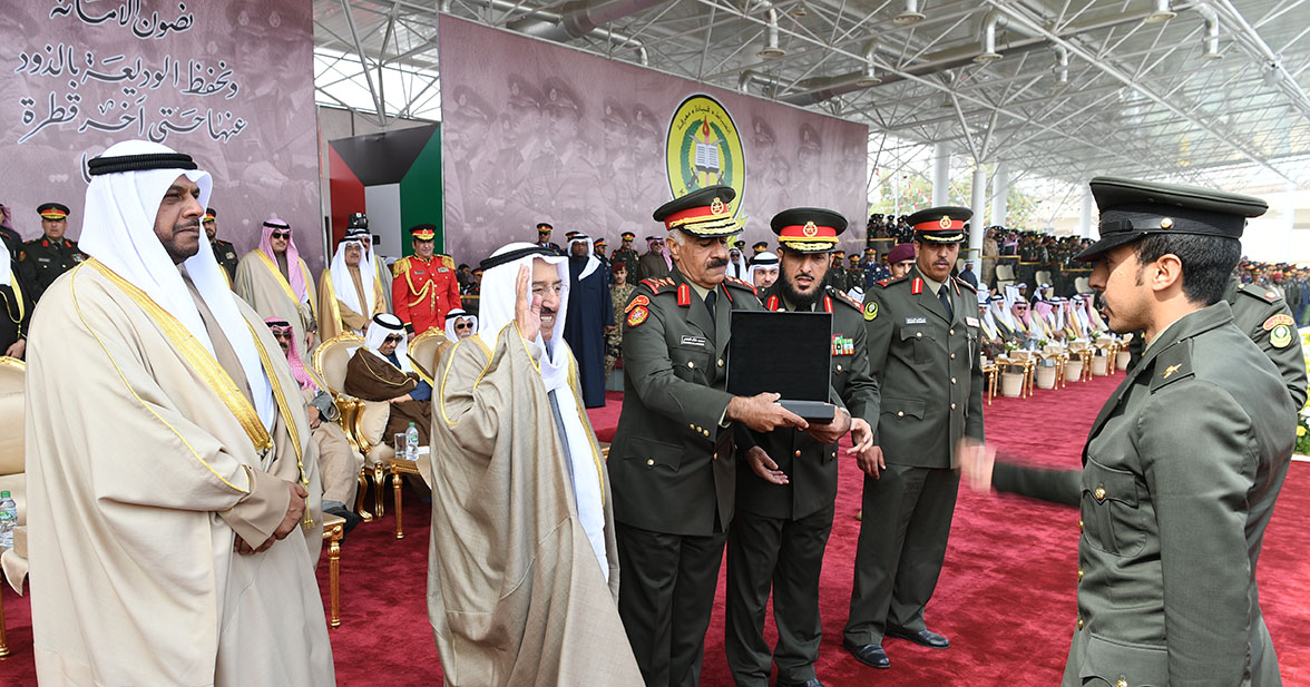 His Highness Amir during the ceremony
