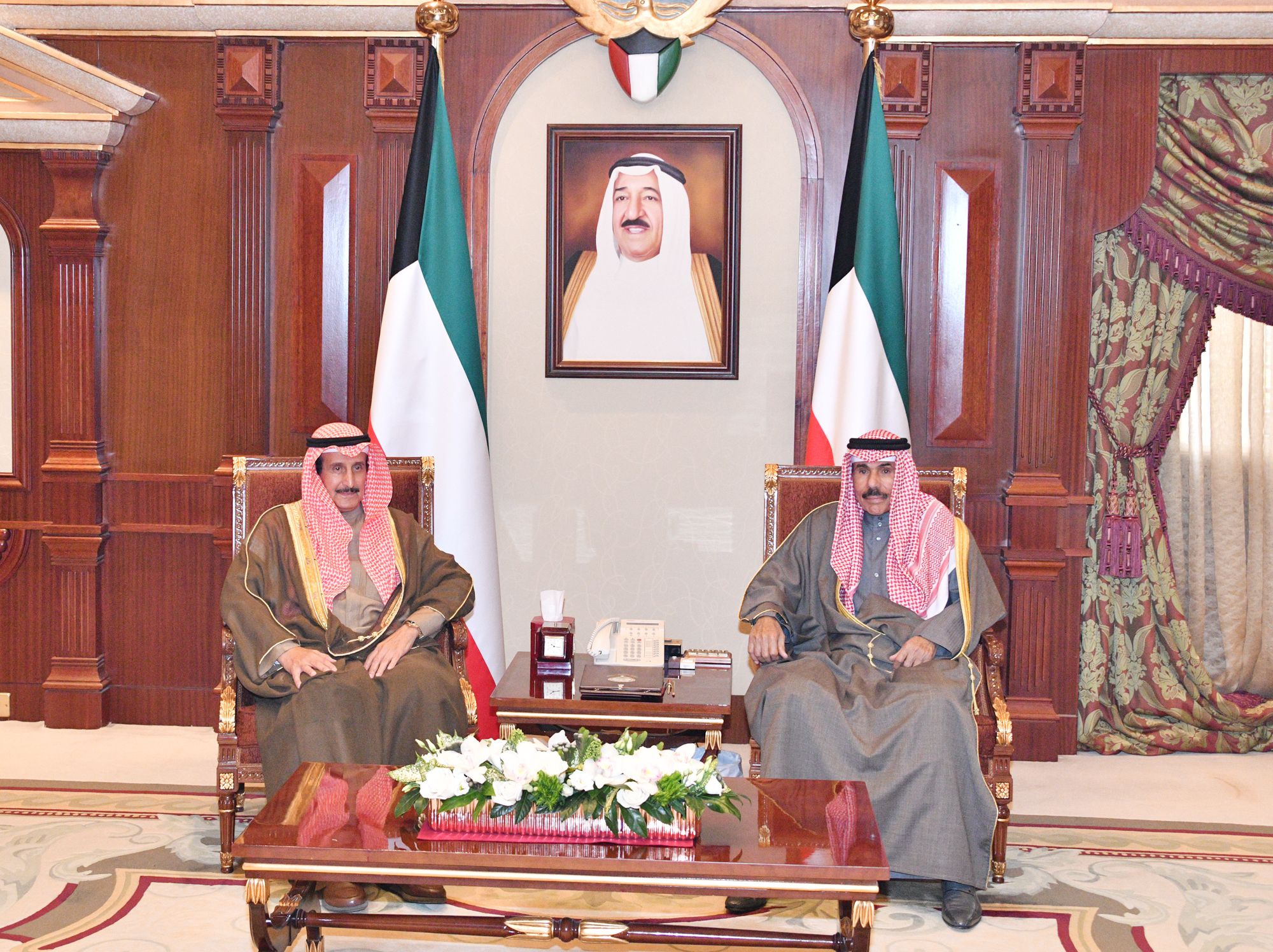 H.H the Crown Prince received Sheikh Dr. Ibrahim Al-Duaij Al-Sabah