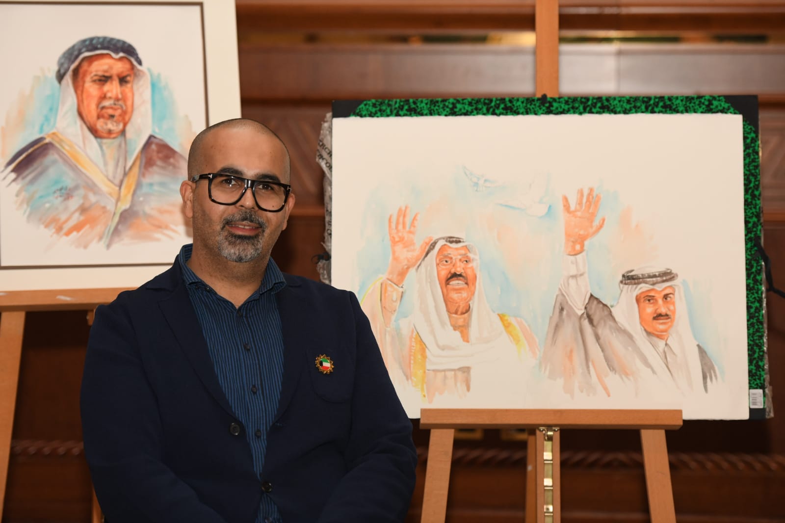 Kuwaiti plastic artist Ibrahim Al-Attiyah