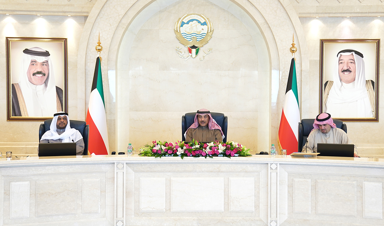 His Highness the Prime Minister presides over the Cabinet weekly meeting