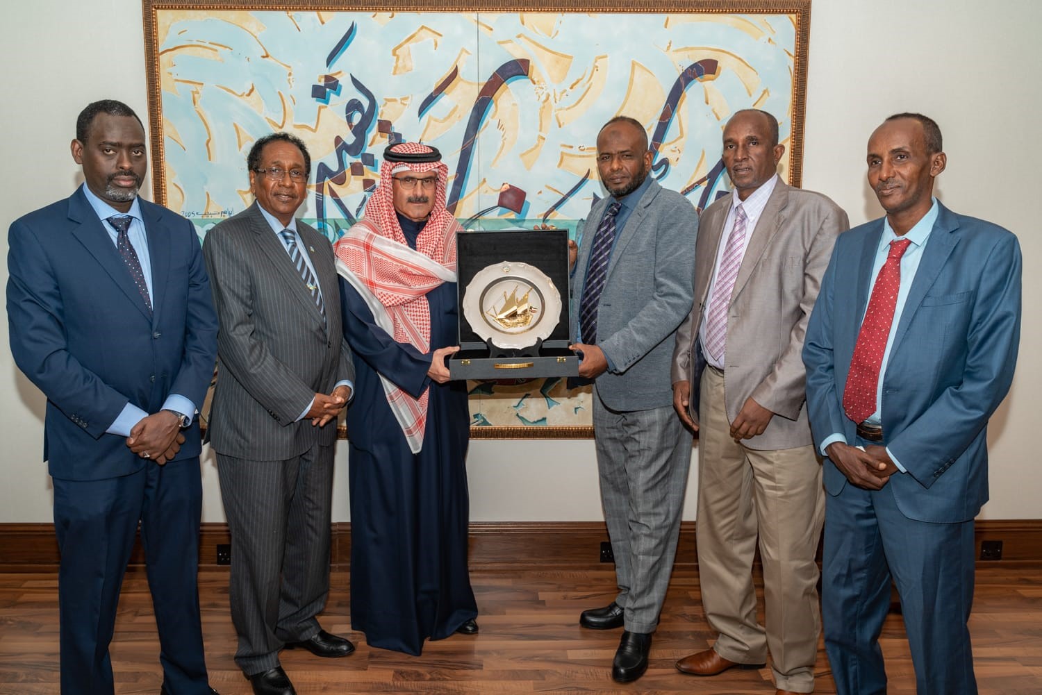 Djibouti news agency delegation Visit (KUNA)