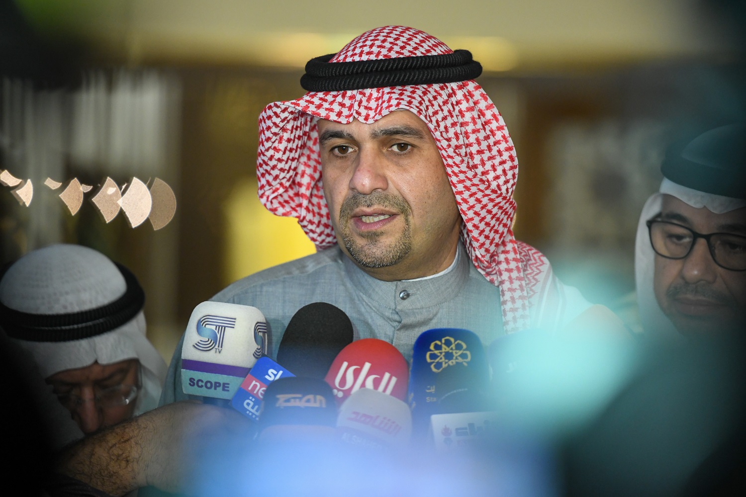 Minister of Interior Anas Al-Saleh