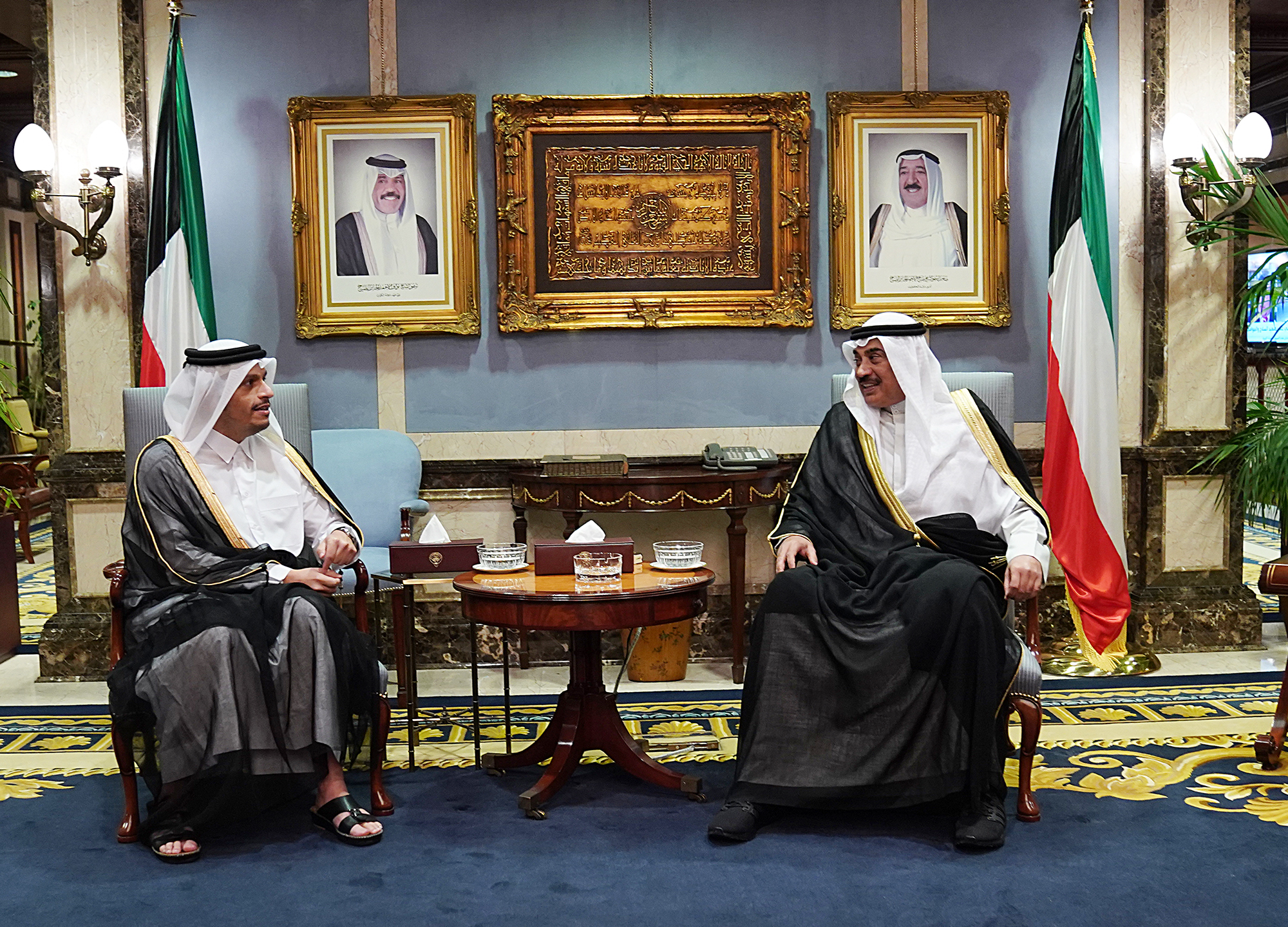 سمو رئيس مجلس الوزراء يستقبل وزير الخارجية في دولة قطر