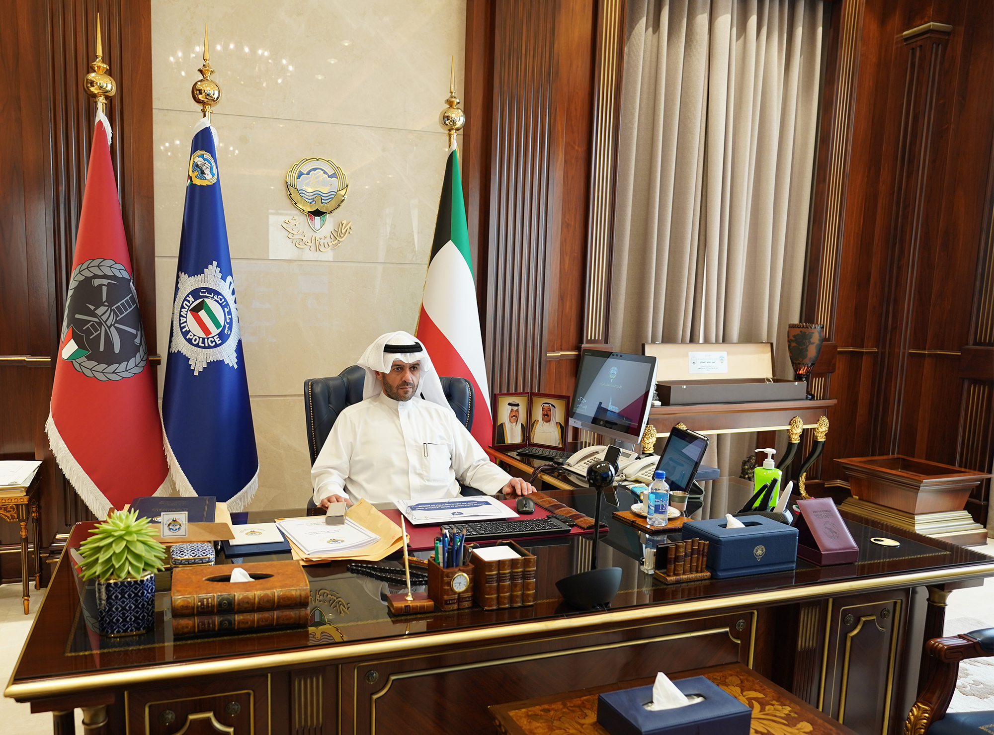 Minister of Interior and Minister of State for Cabinet Affairs, Anas Al-Saleh