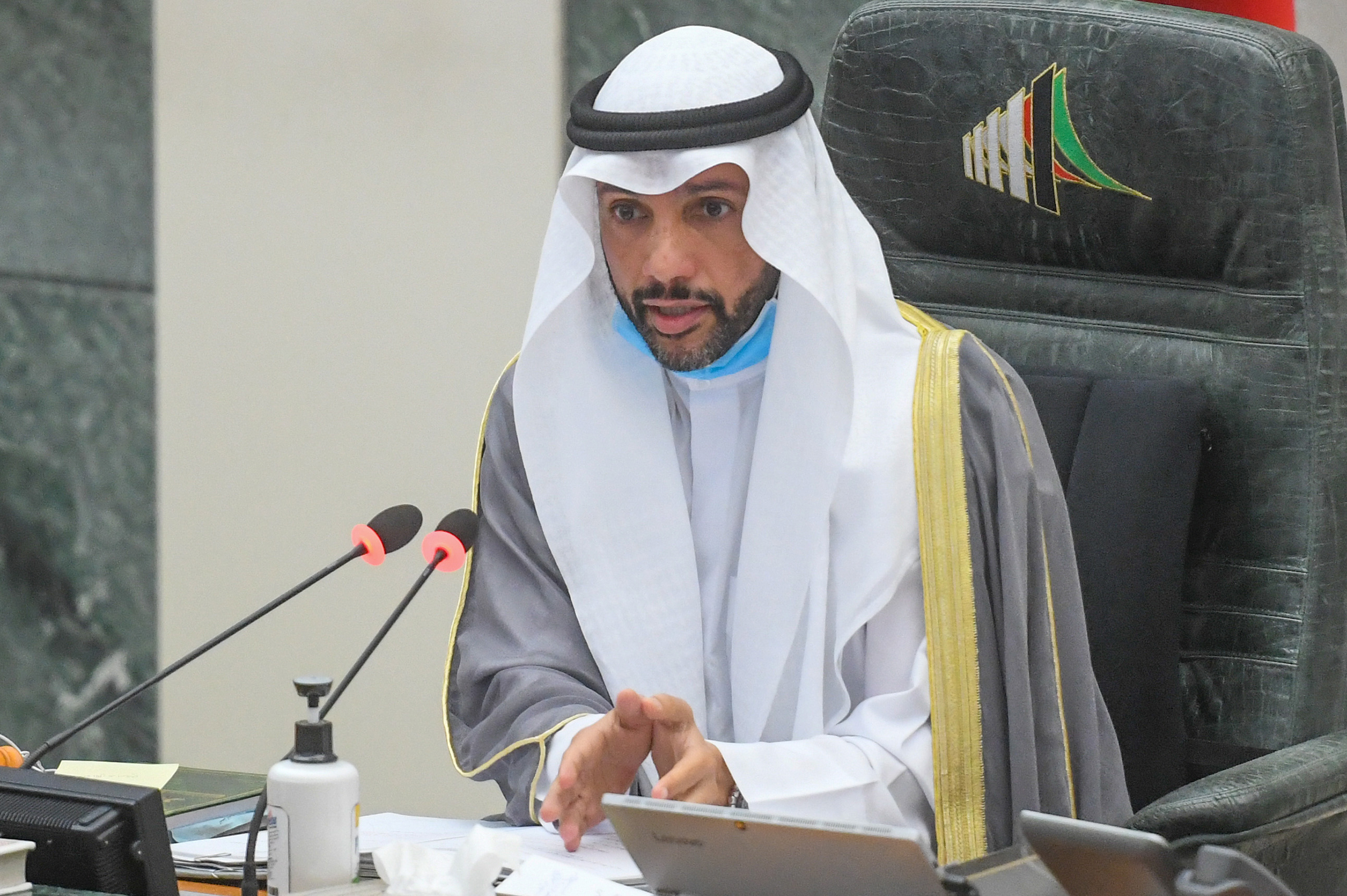 National Assembly Speaker Marzouq Ali Al-Ghanim