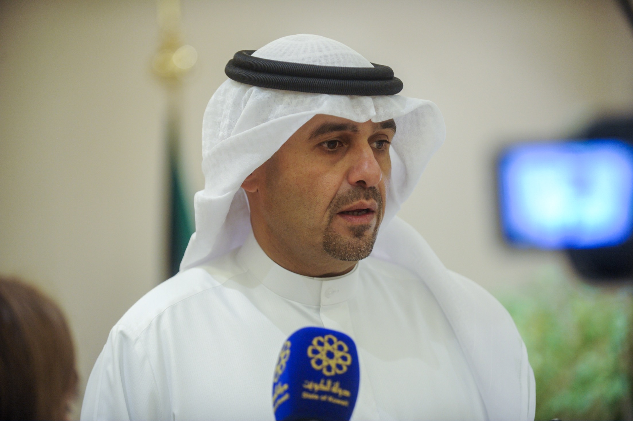 Le ministre de l'Intérieur, Anas Al-Saleh