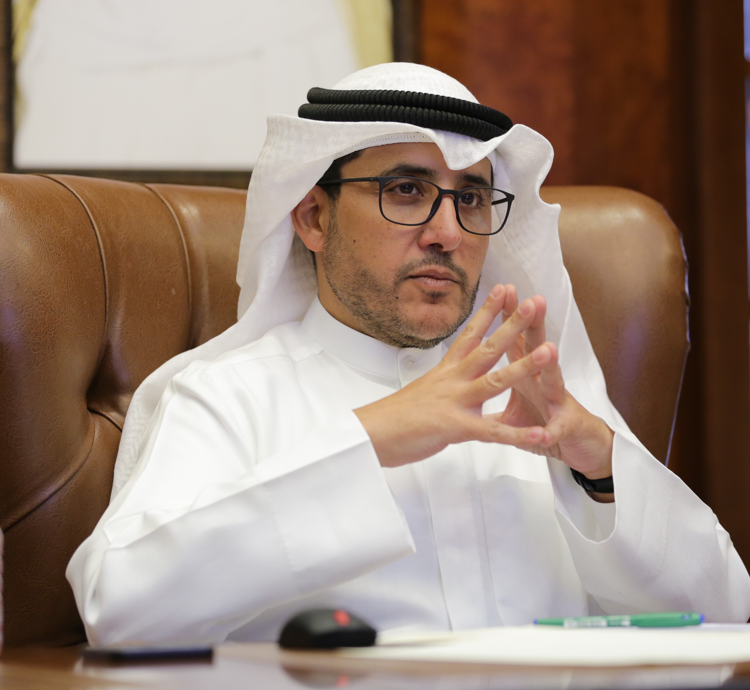 Le ministre des Affaires étrangères, Cheikh Ahmad Nasser Al-Mohammad Al-Sabah