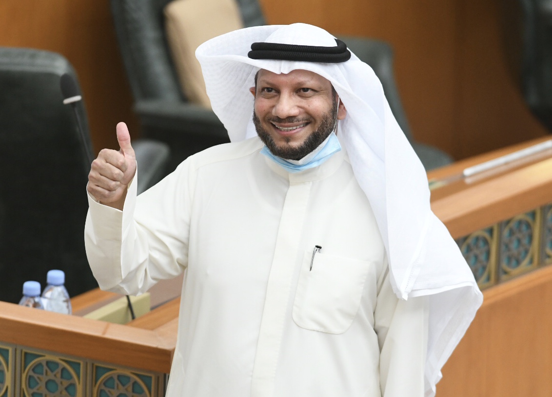 Minister of Finance Barrak Al-Shaitan