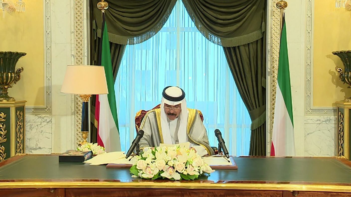سمو نائب الأمير وولي العهد الشيخ نواف الأحمد الجابر الصباح حفظه الله يوجه كلمة إلى إخوانه وأبنائه المواطنين