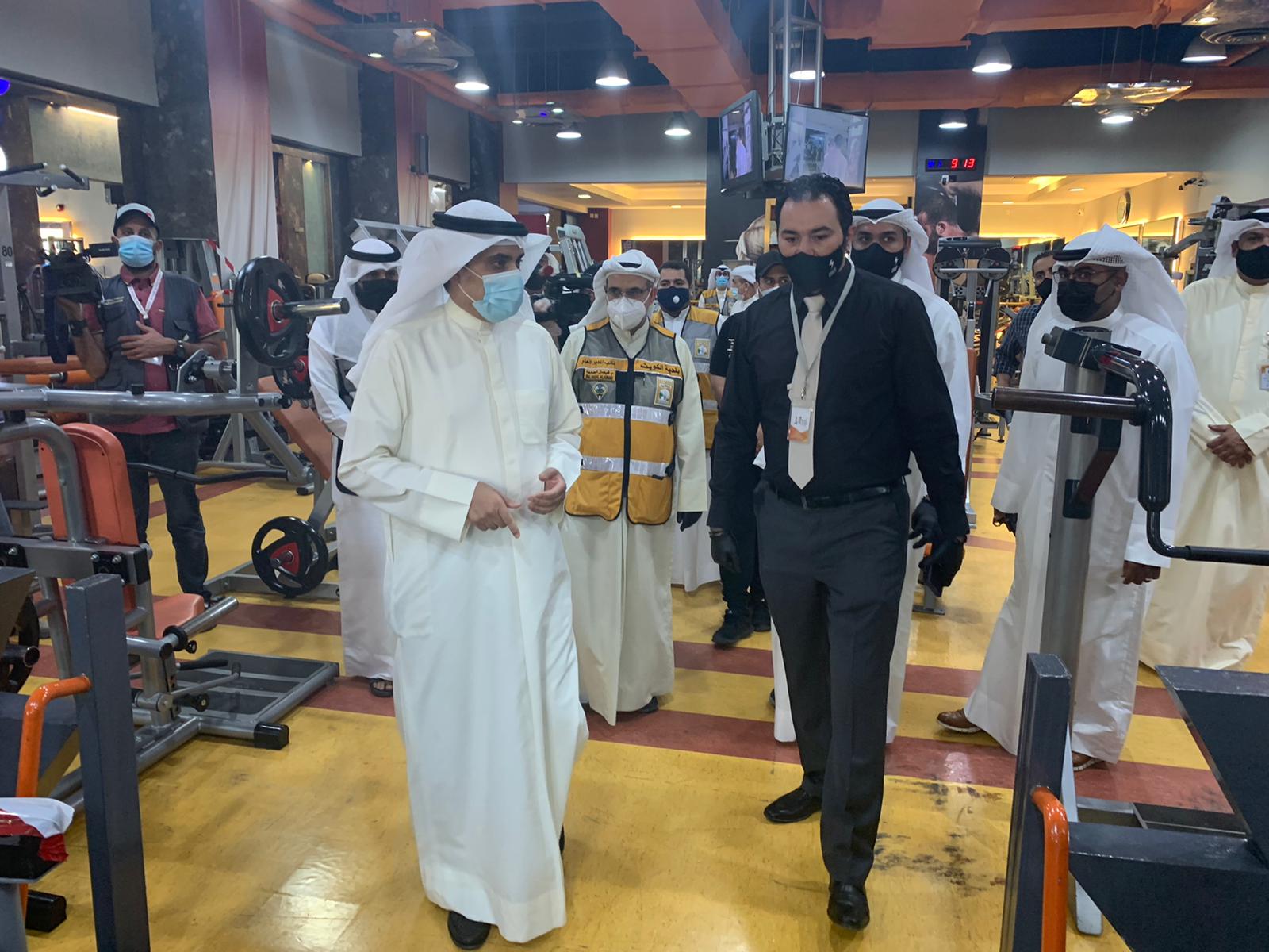 KUNA Kuwait municipality Gyms, shops antiCOVID19 adherence around
