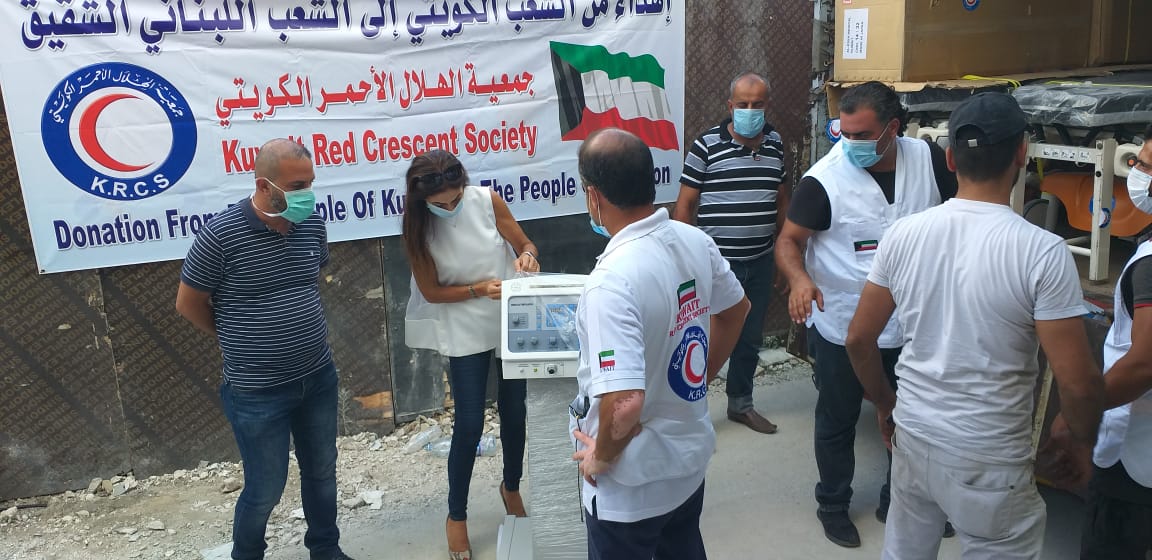 KUNA Kuwait delivers medical devices to Lebanon's hospitals