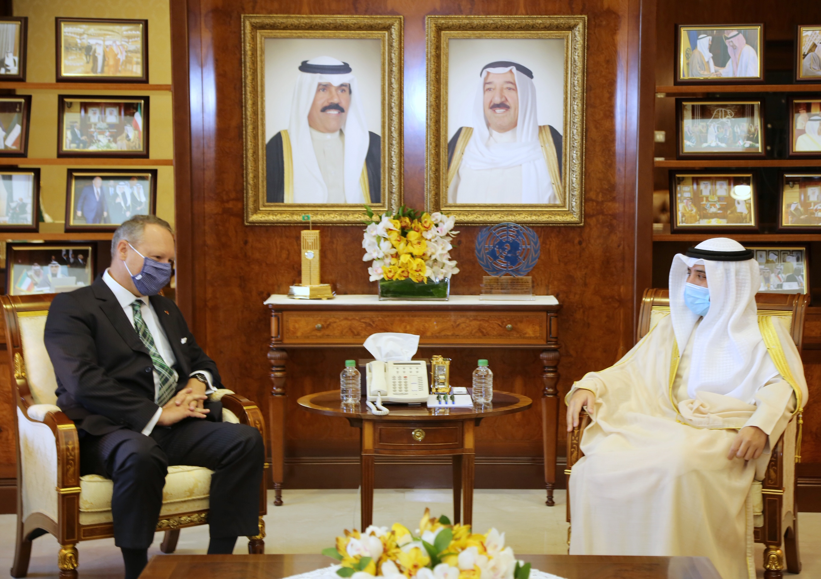 وزير الخارجية الكويتي يستقبل سفير جمهورية النمسا لدى دولة الكويت