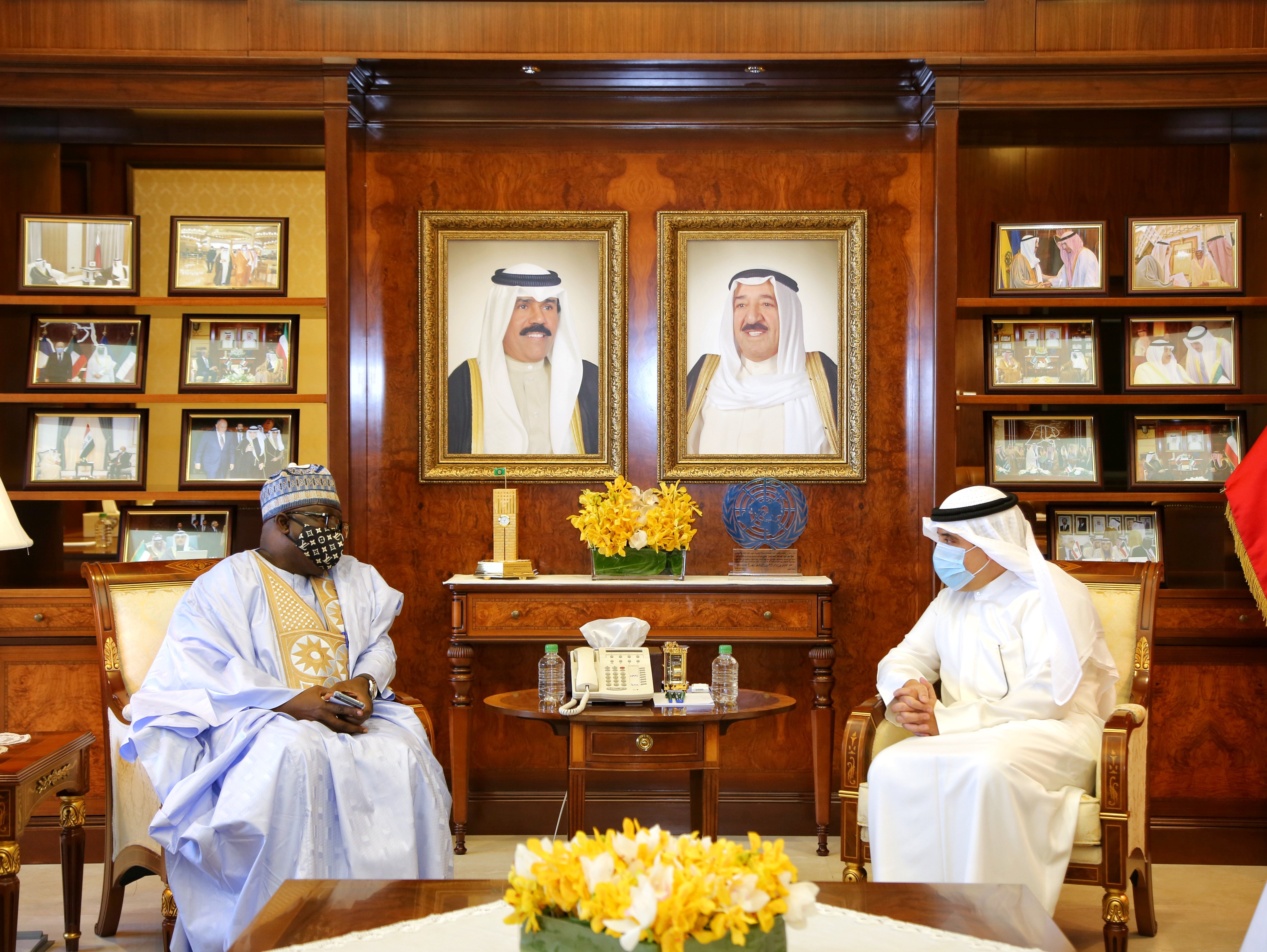 Kuwaiti Foreign Minister received Ambassador of Ghana in Kuwait