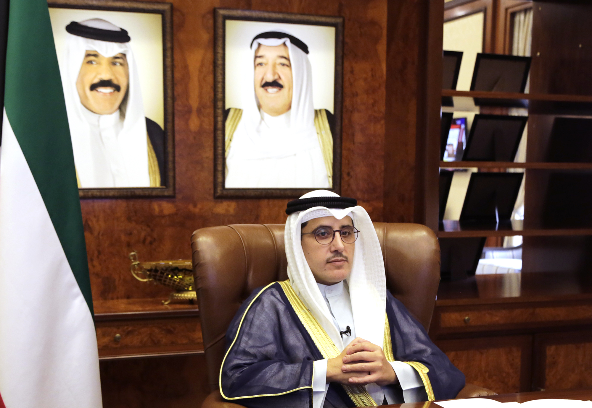 Le ministre koweïtien des Affaires étrangères, ministre de la Défense par intérim, Cheikh Ahmad Nasser Al-Mohammad Al-Sabah
