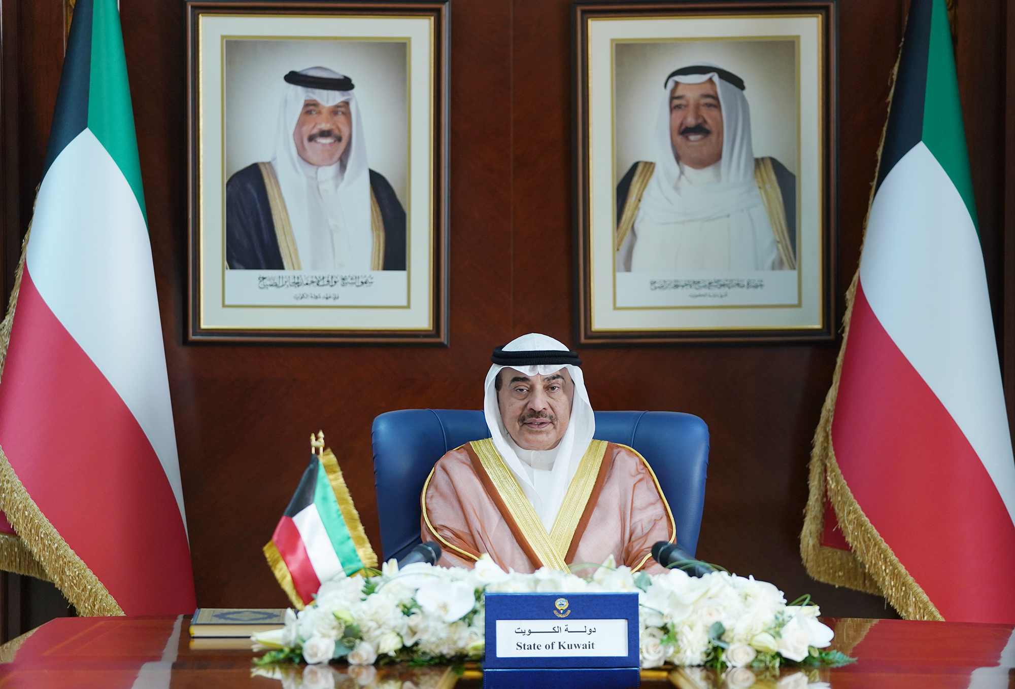 Representative of His Highness the Amir Sheikh Sabah Al-Ahmad Al-Jaber Al-Sabah, His Highness the Prime Minister Sheikh Sabah Khaled Al-Hamad Al-Sabah