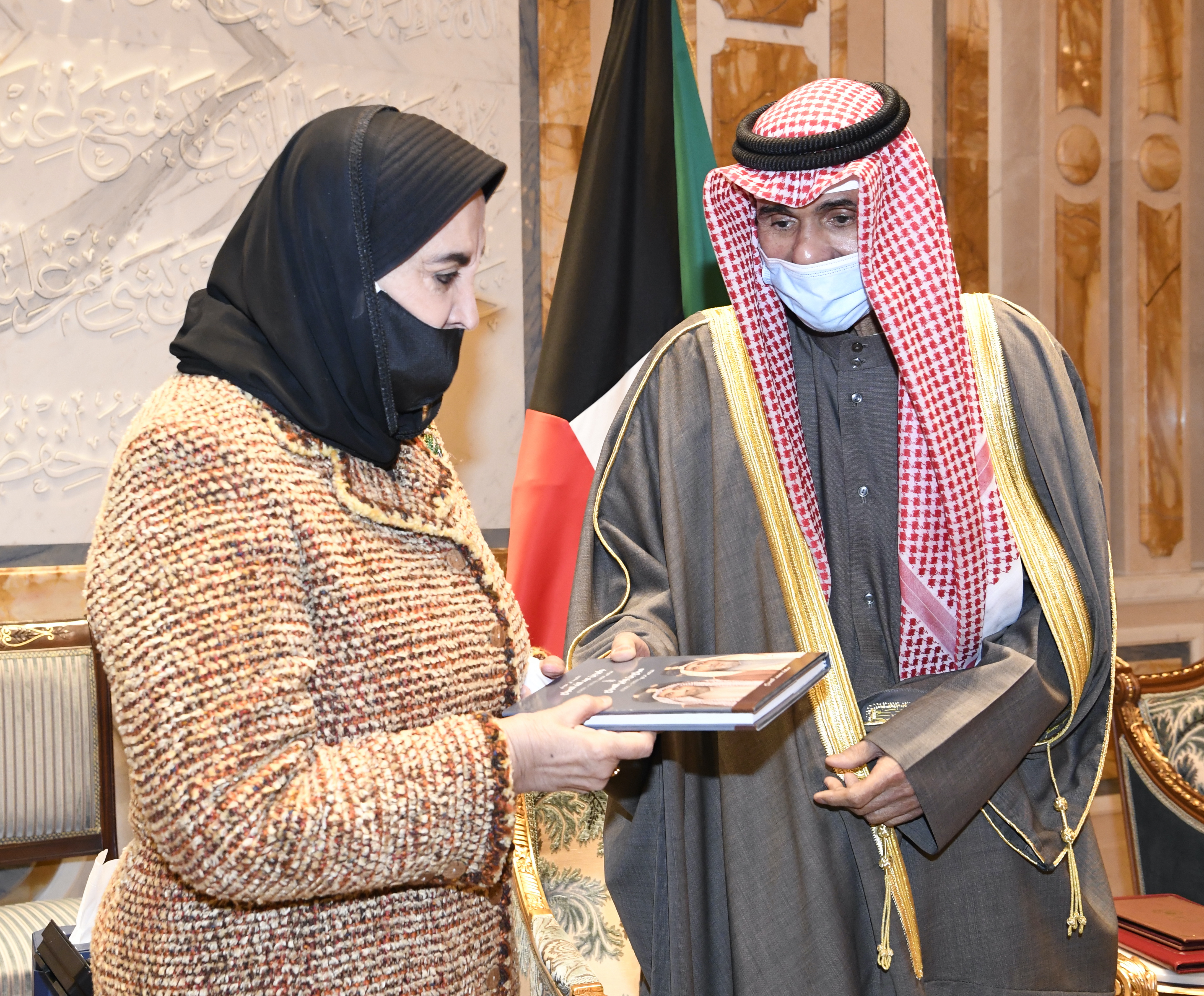 HH the Amir received Sheikha Dr. Suad Mohammad Al-Sabah