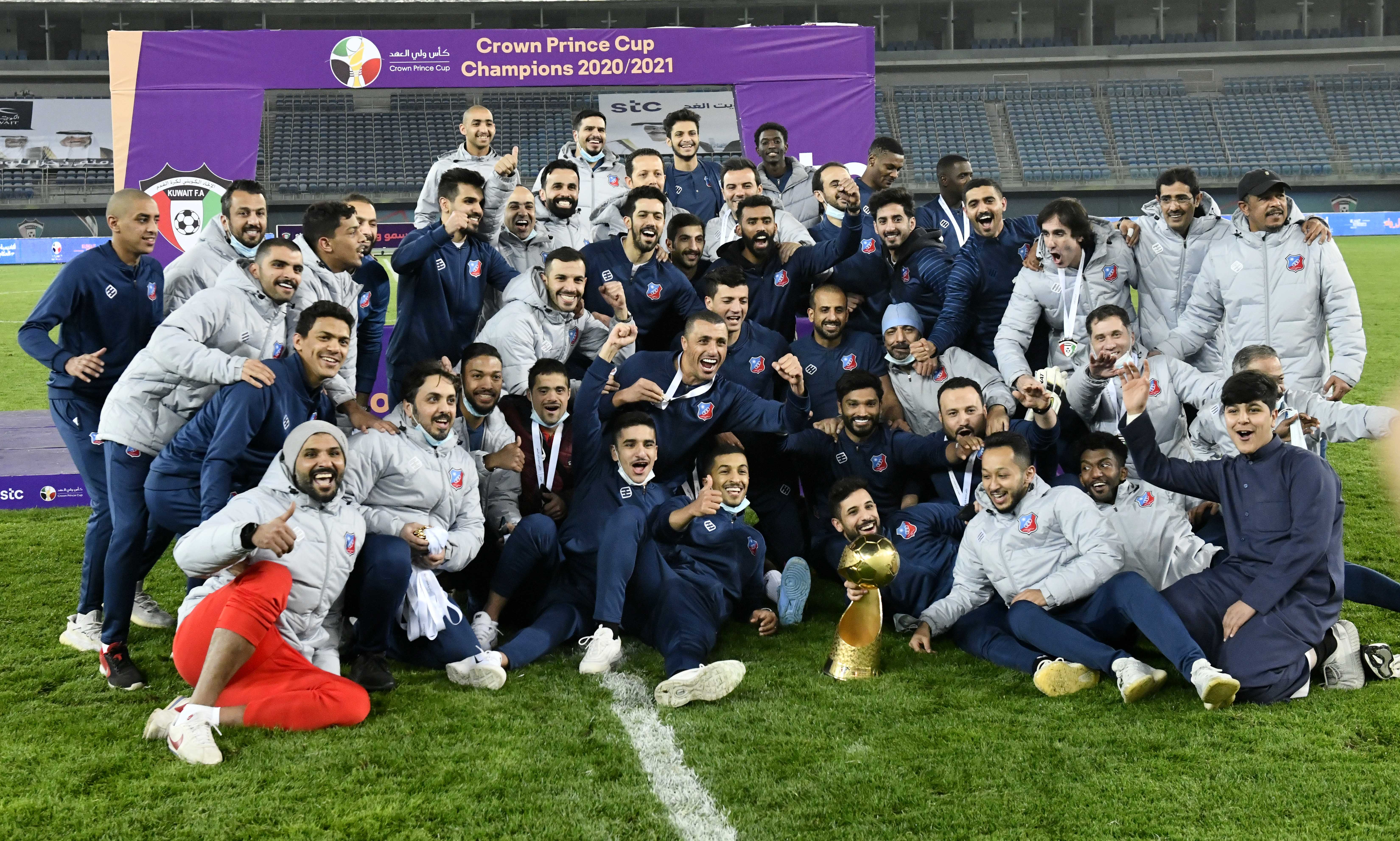 Kuwait SC seals Crown Prince 28th Cup after beating Qadsia SC 2-1