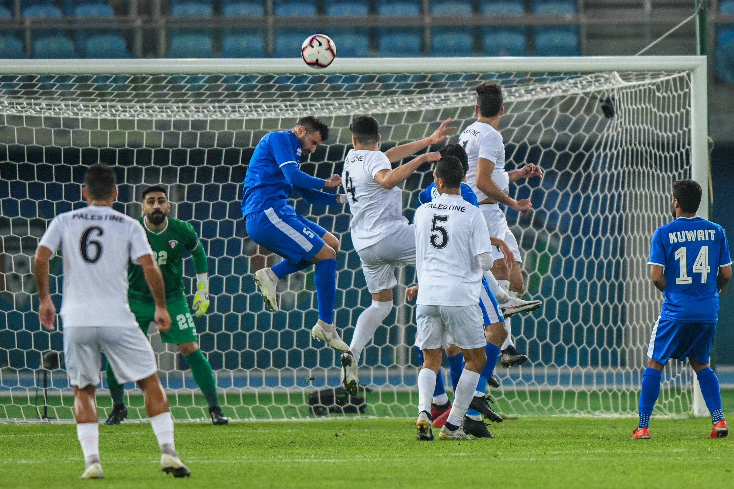 Kuwait Nat'l football team loses to Palestine 0-1 in friendly match