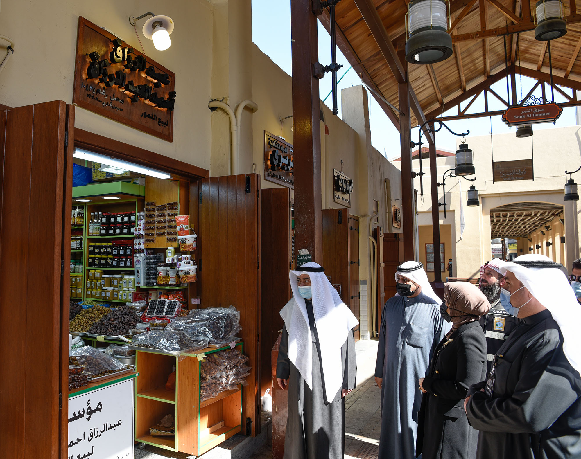 KUNA Parts of main Kuwaiti bazaar faced lifted with genuine Kuwaiti