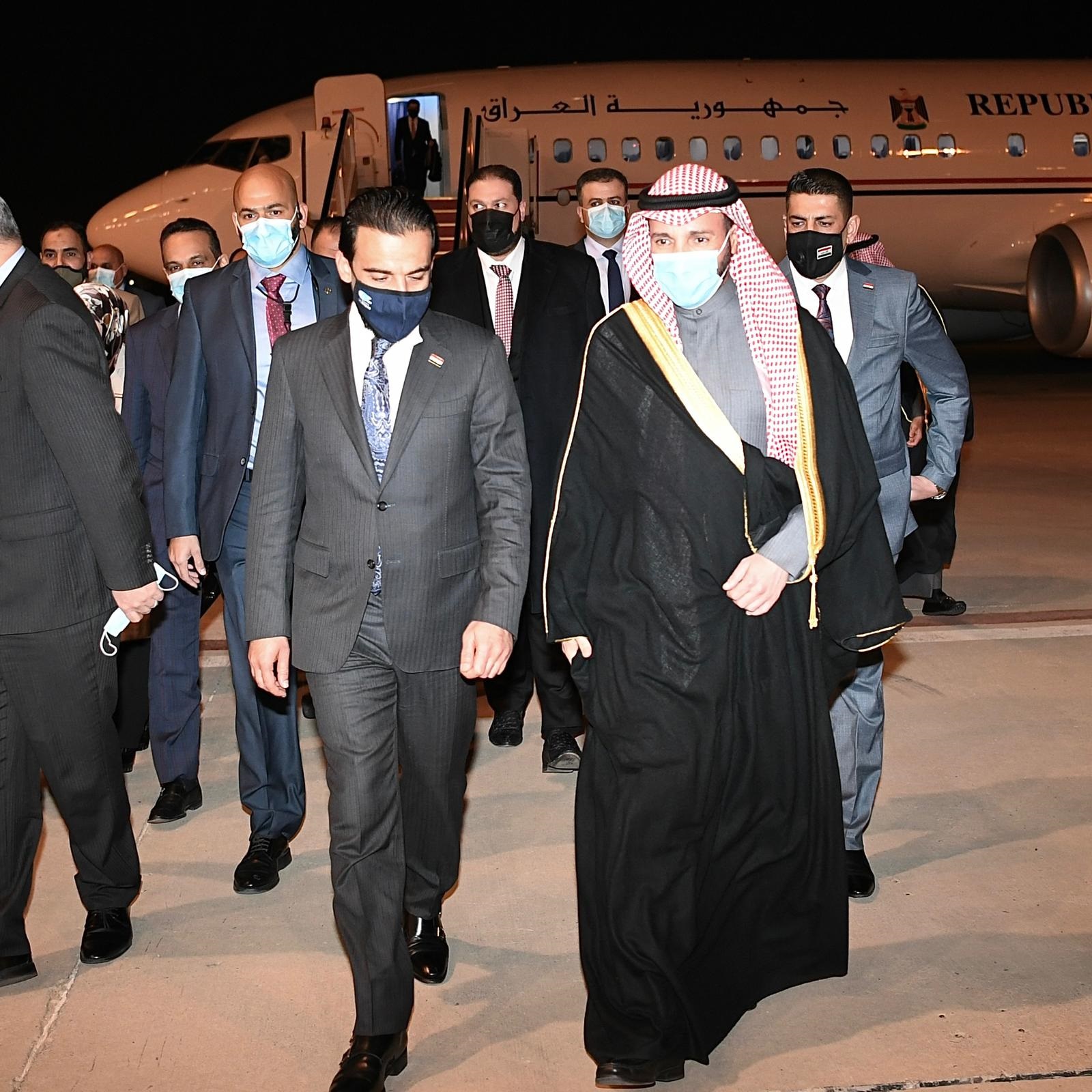 رئيس مجلس الأمة الكويتي يستقبل نظيره العراقي	