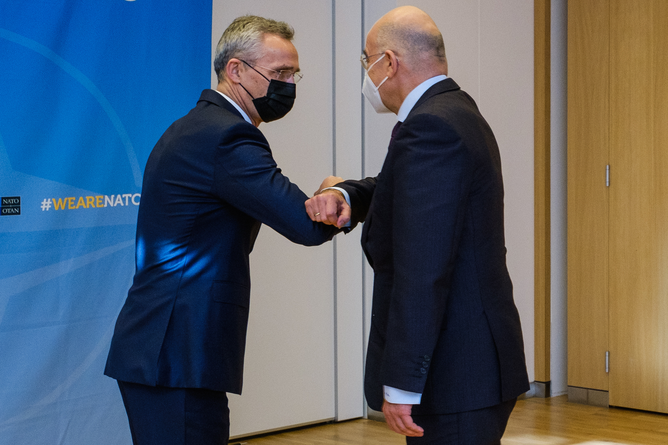 NATO Secretary General Jens Stoltenberg met with Greek Foreign Minister Nikos Dendias