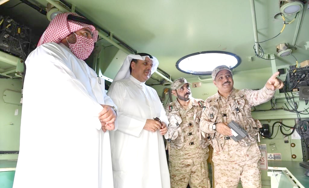 Defense Minister during his inspection tour of various military and police sites in the northern part of the country