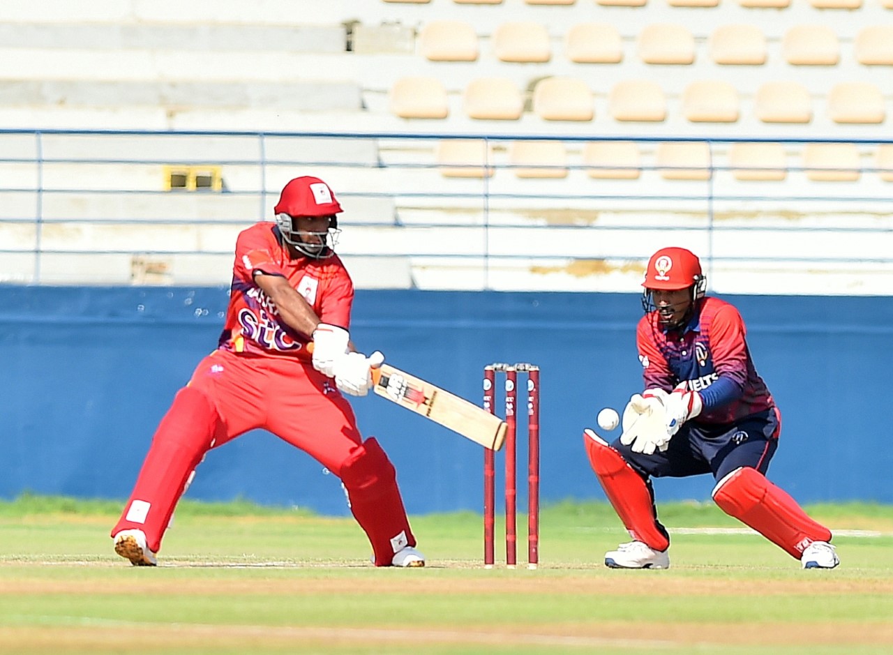 Part of Kuwaiti-Bahraini game in Asian qualifiers for World Cricket Championship